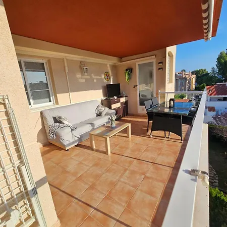Acogedor Con Terraza Y Vistas Al Jardin Apartmán Denia