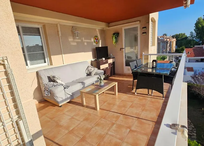 Acogedor Con Terraza Y Vistas Al Jardin Lejlighed Dénia